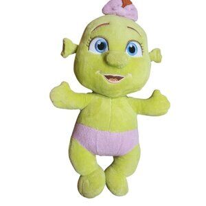 DreamWorks Shrek Ogre Baby Felicia Plush Green Stuffed Toy Pink Diaper